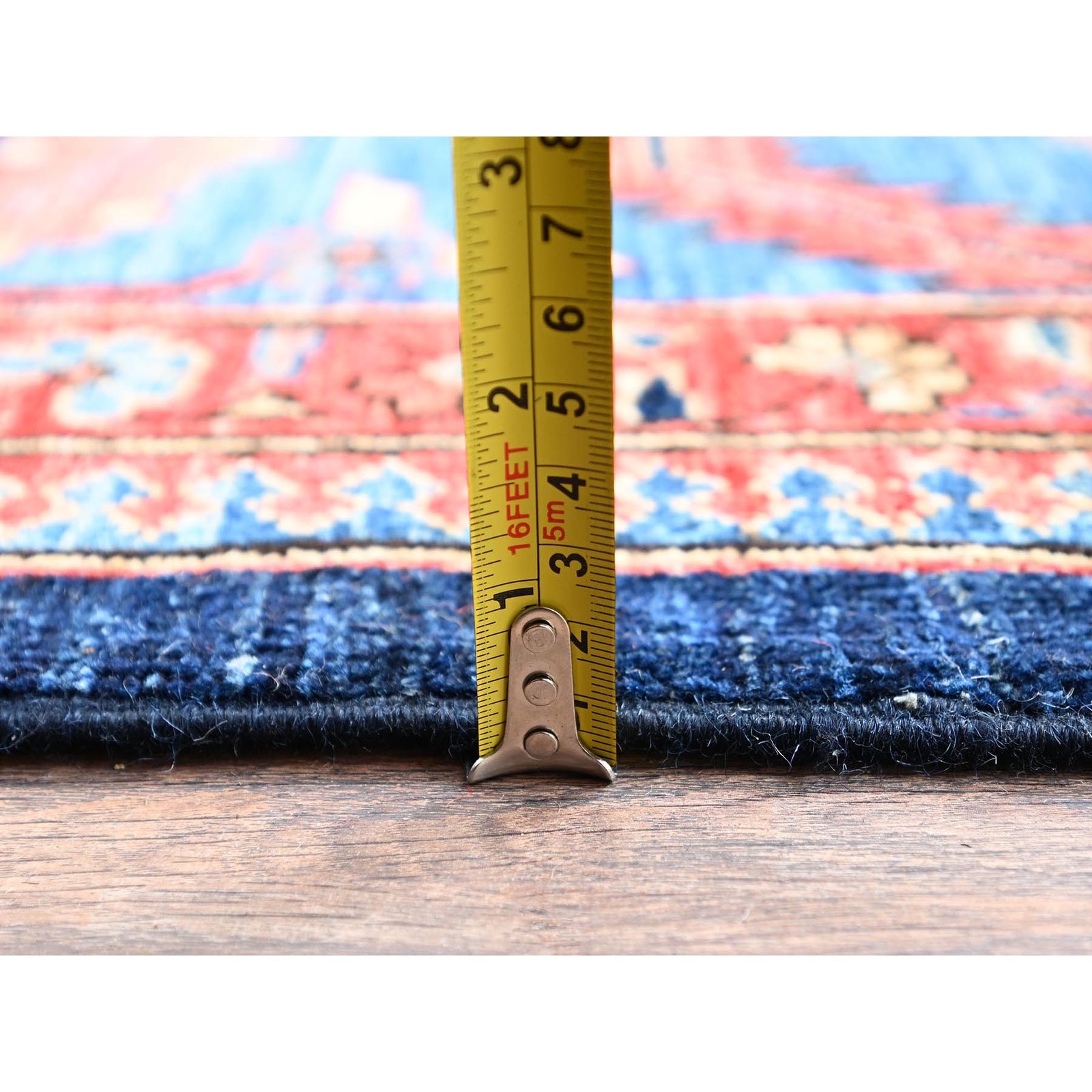 10’1″x13’4″ Yale Blue Cypress and Willow Tree Design Wool Hand Knotted Rug 2356