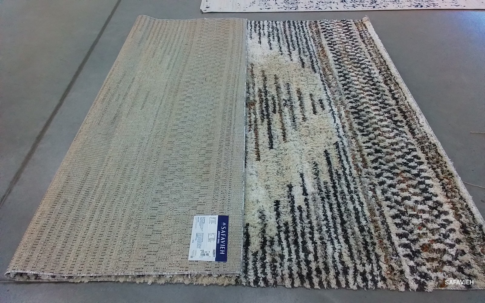 BLACK / RUST 8′-0″ x 10′-0″ Flaw in Rug, Reduced Price 1172778190 JER110Z-8