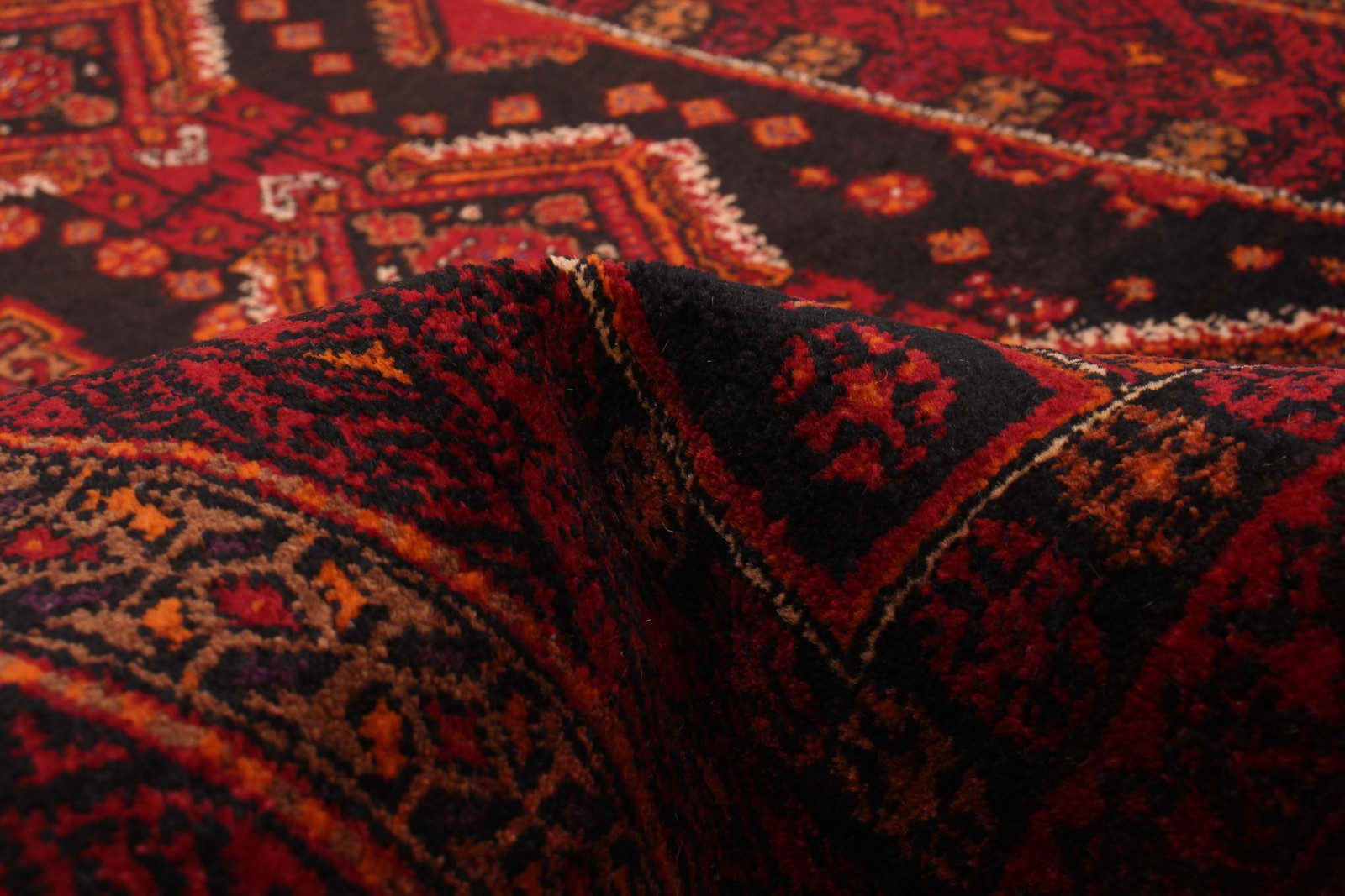 Vintage Hand-Knotted Area Rug 3’6″ x 6’9″ Traditional Wool Carpet
