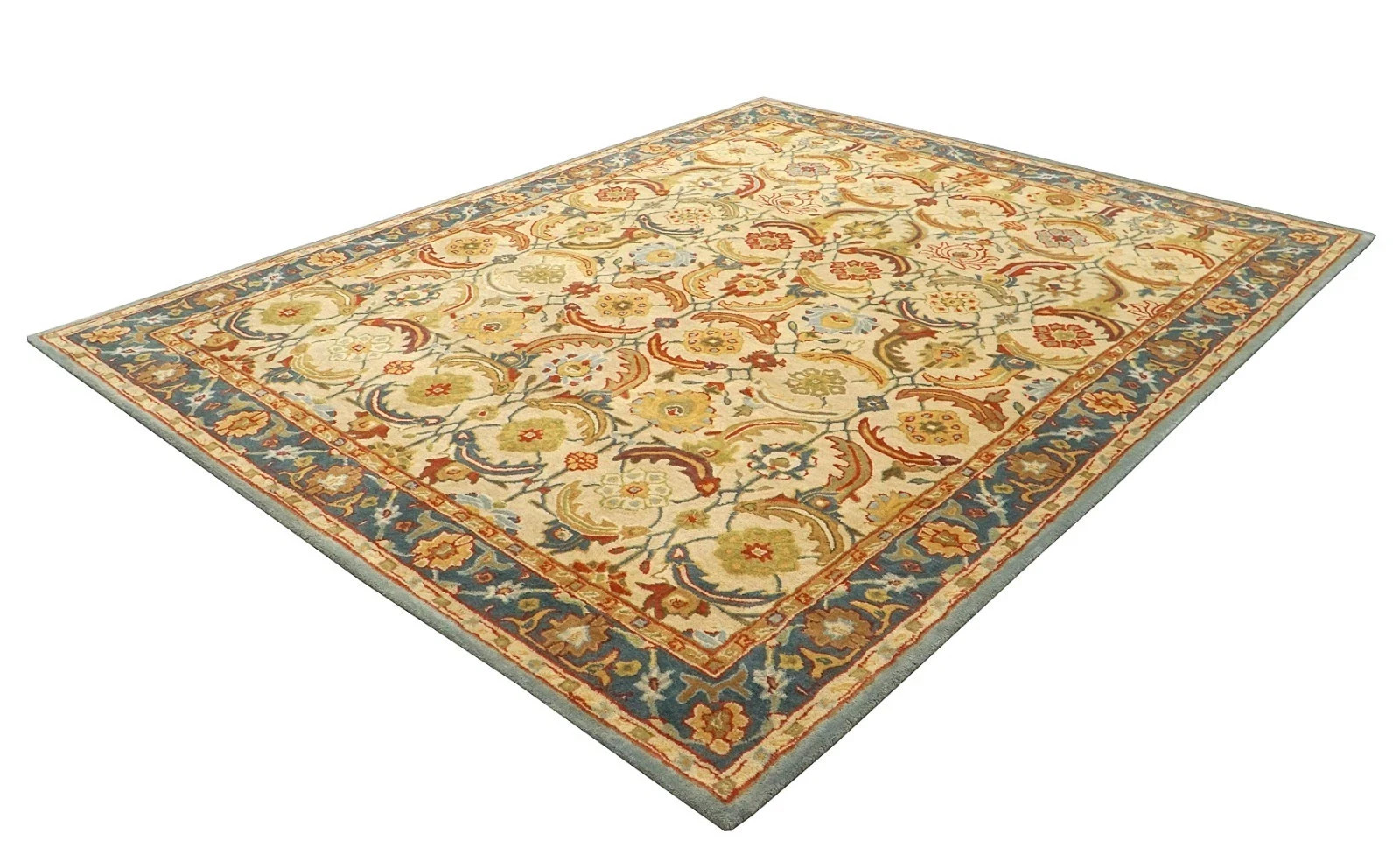 100% Wool Rug | Hand Tufted Pottery Barn Eva Living Room Home Decor Area Rug