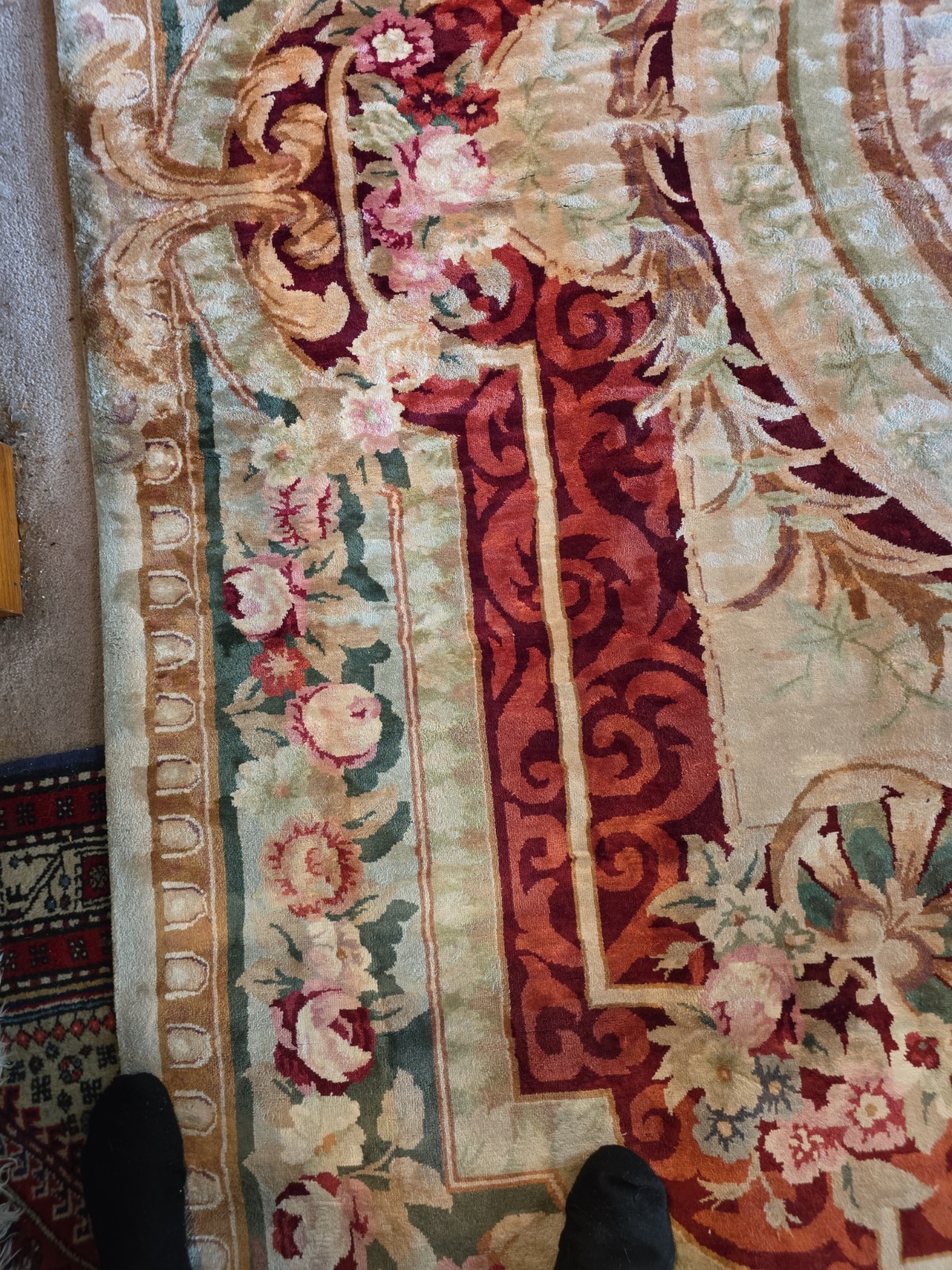 SUMMER CLOSE OUT! FANTASTIC 8X10 FRENCH DESIGN AUBUSSON SAVONERRIE SILK RUG