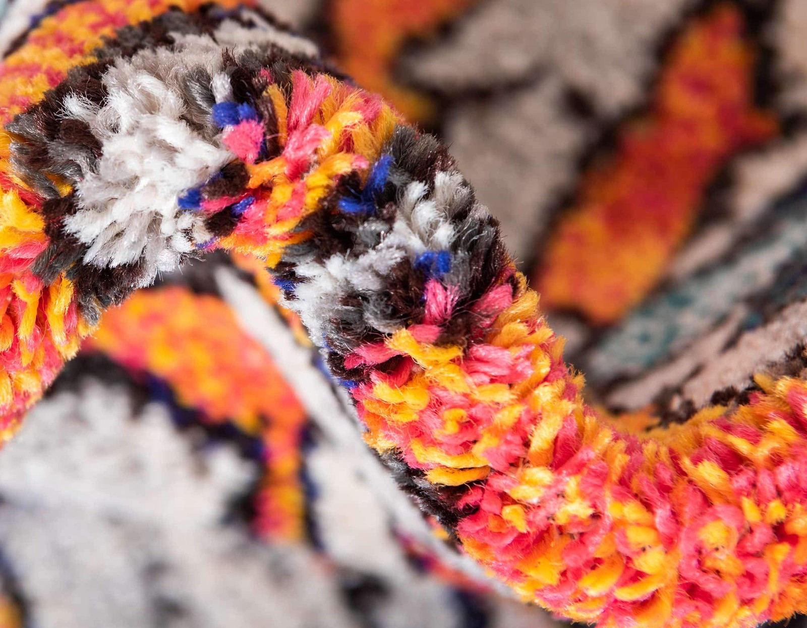 Unique Loom Estrella Collection Floral Geometric Vibrant Modern Abstract Area
