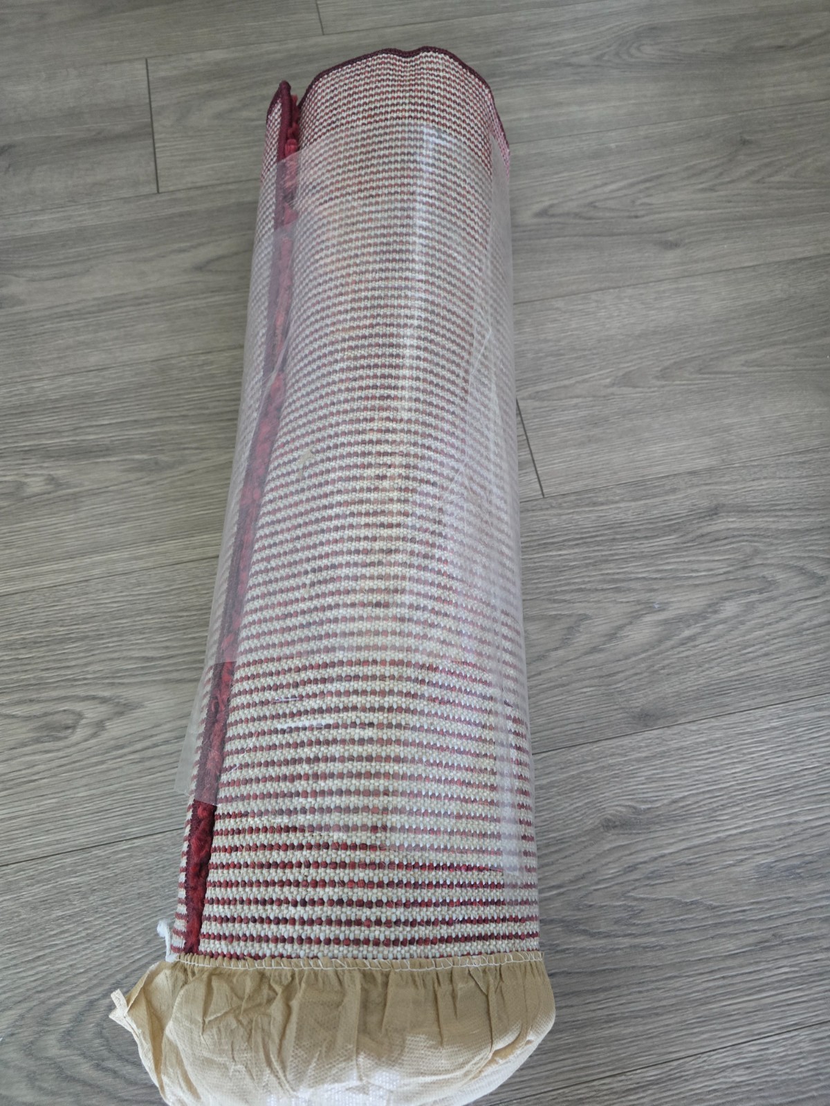 Safavish August Shag Burgundy 2 ft. x 8ft. Solid Runner Rug