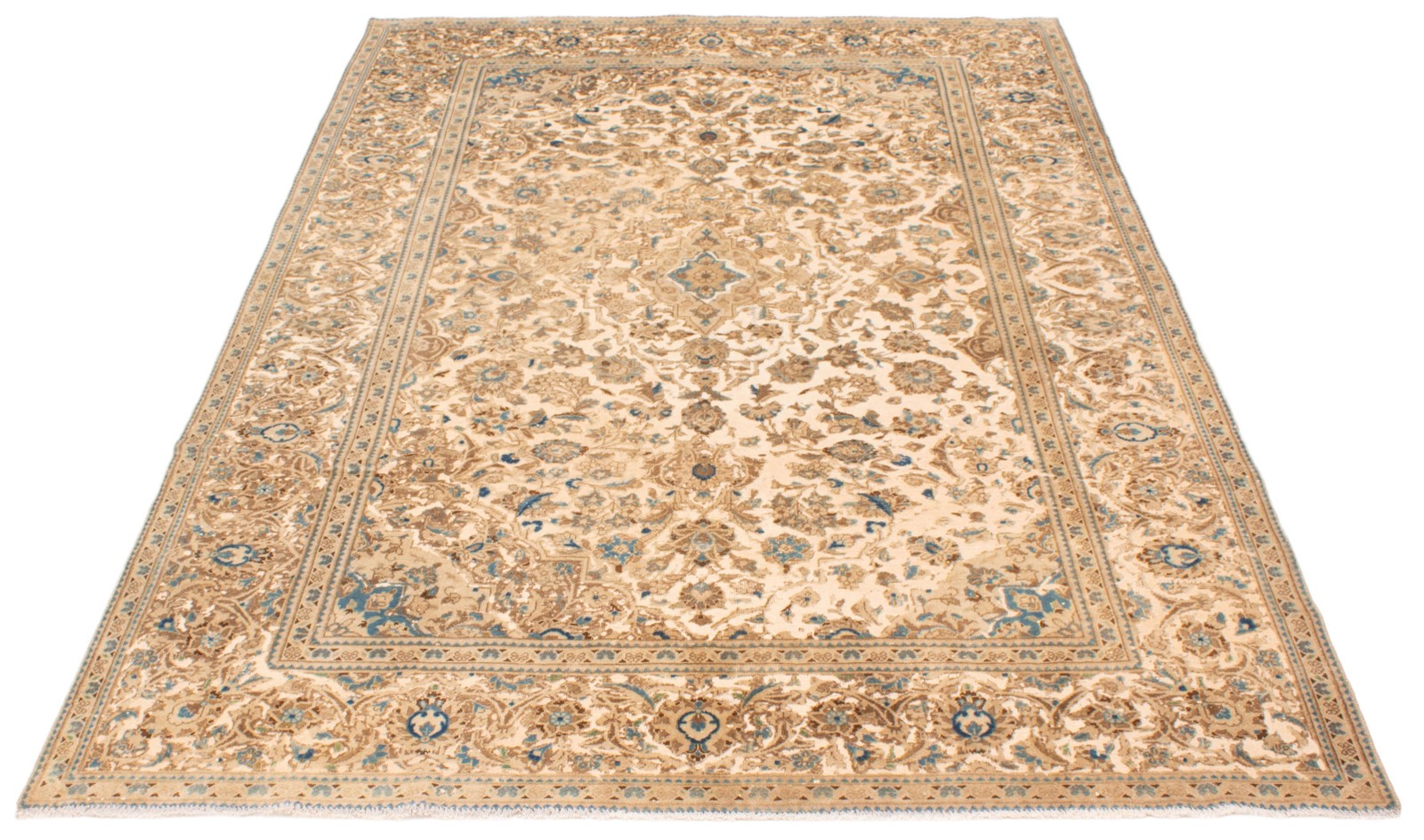 Traditional Vintage Hand-Knotted Area Rug 7’8″ x 10’11” Oriental Wool Carpet