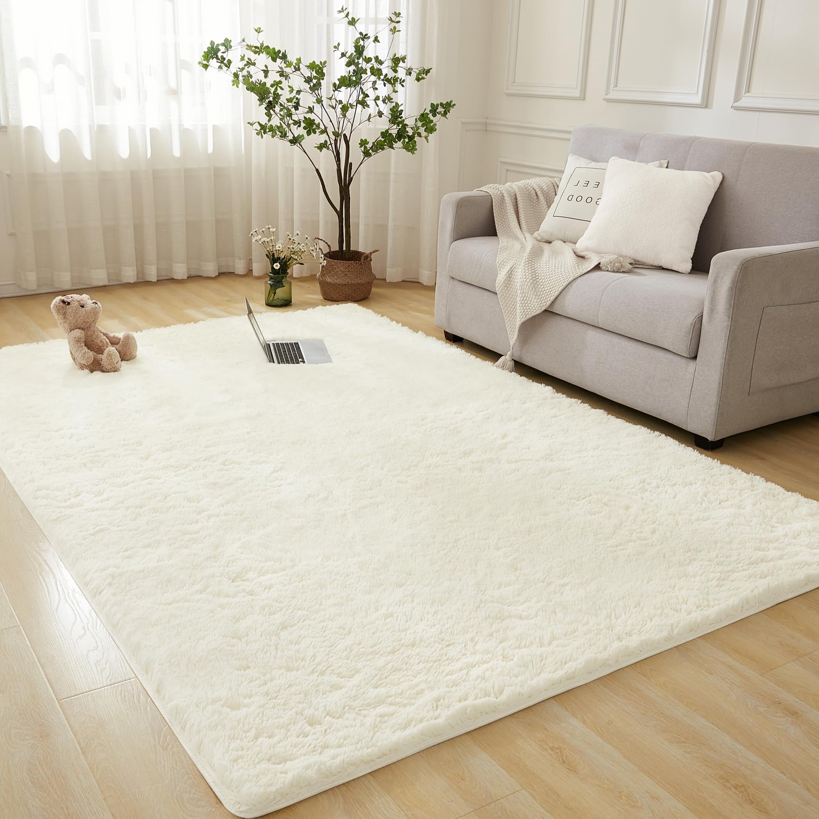 Alfombras Grande 4×6 FT Para Salas De Casa Moderna Habitacion NUEVO US
