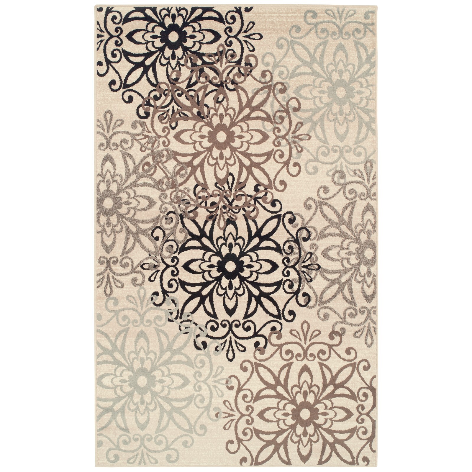 Leigh Floral Modern Hydrophobic Soft Rugs Moth Proof Anti Static Indoor Area Rug