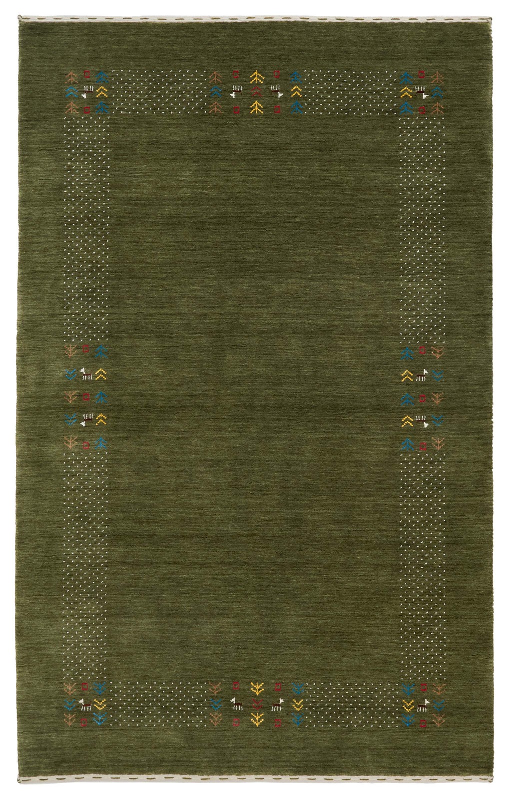 Traditional Hand loomed Oriental Carpet 5’0″ x 8’0″ Wool Area Rug