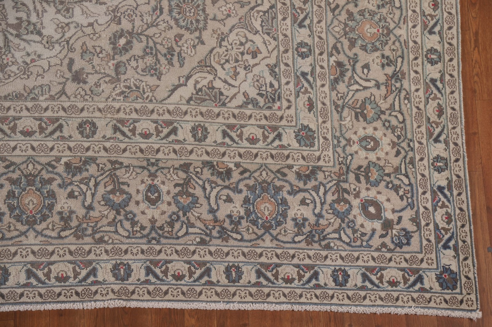Traditional Living Room Area Rug 10×12 Ivory Wool Medallion Classic Vintage Rug