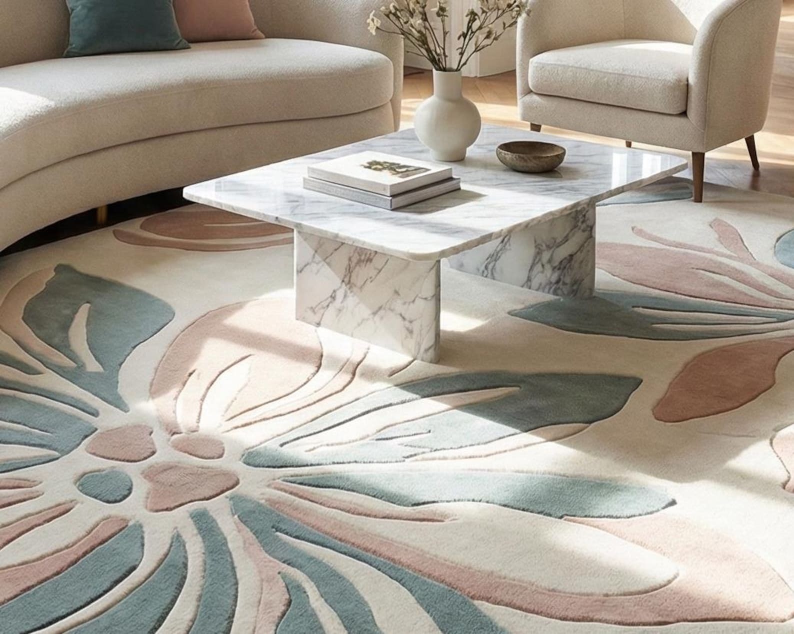 Designer Rug | Irregular Rug | Wool area Rugs | Living Room Rug | Tufted A231