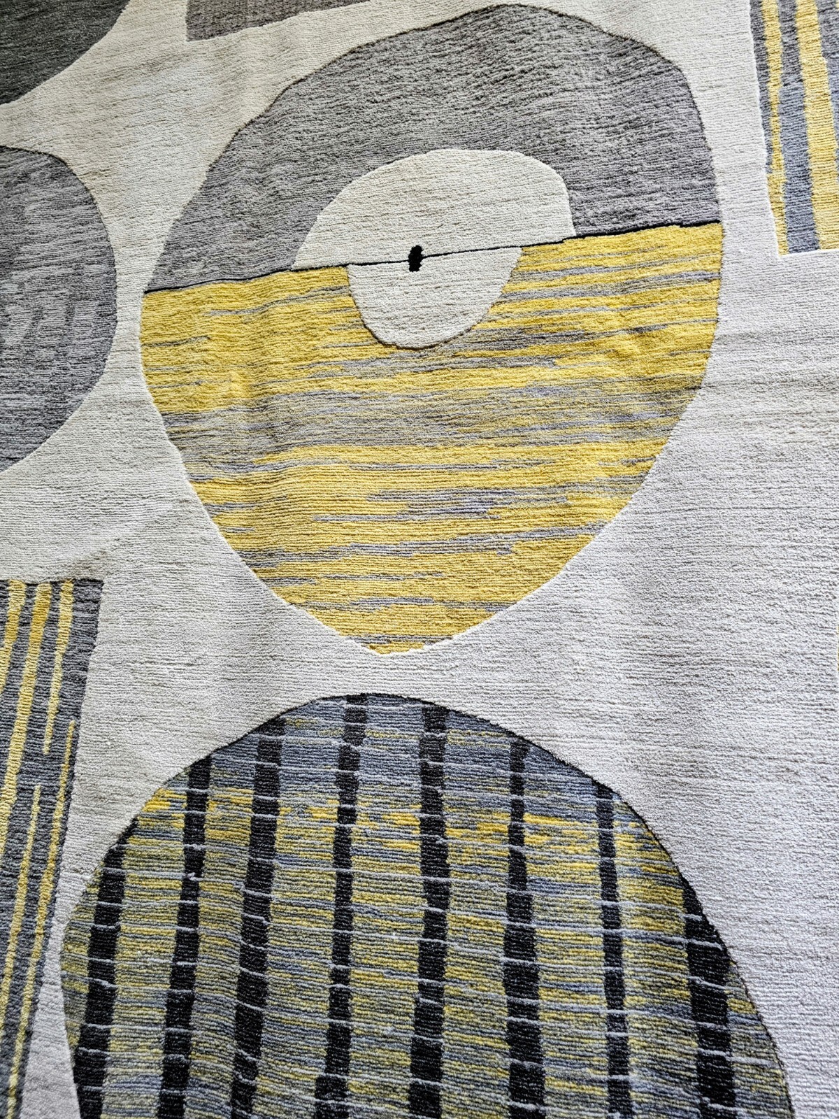 NEW Large Rug 8×10 RIO CIRQUE all Hand Made Wool and Silk 100 Knots Retail $4800