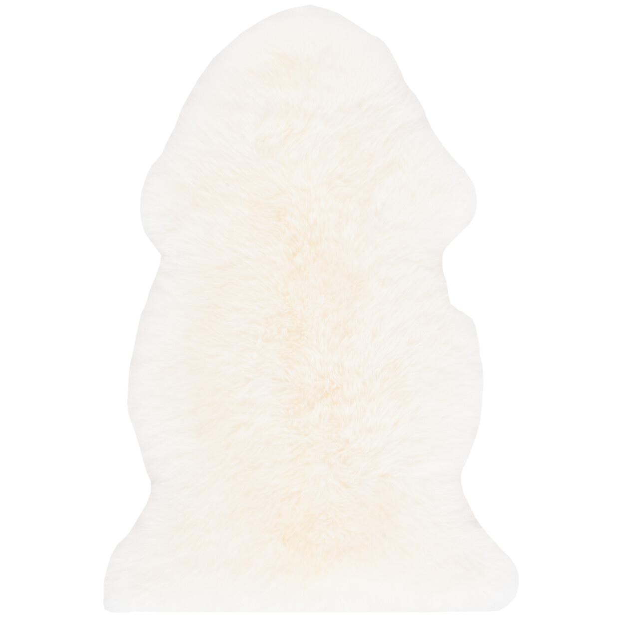 SAFAVIEH Rustic Modern Genuine Natural Luxurious Soft Sheepskin Rug White