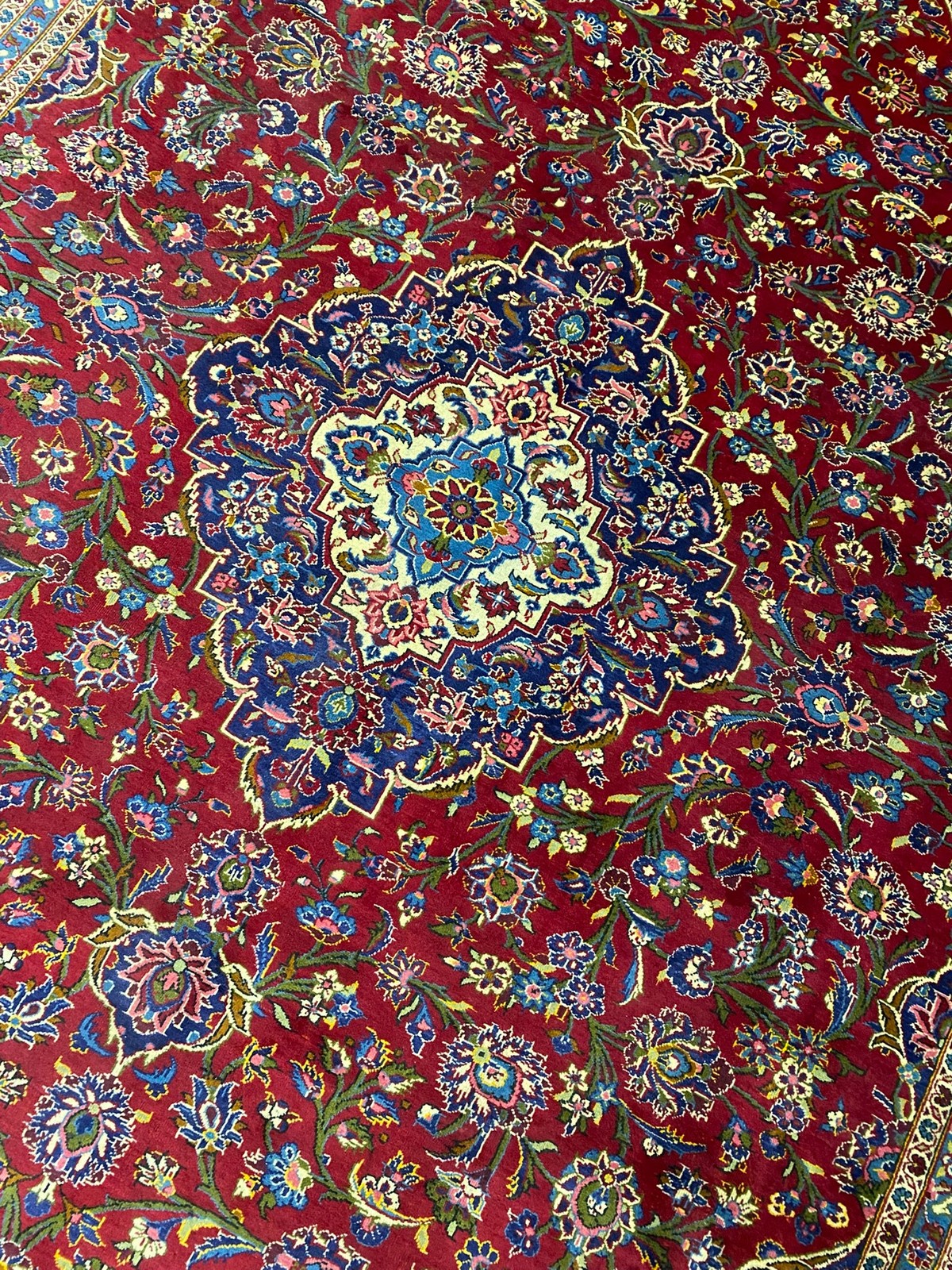 9.8 x 13.0 Traditional Quality Perrsian Kashaan Rug #F-6887