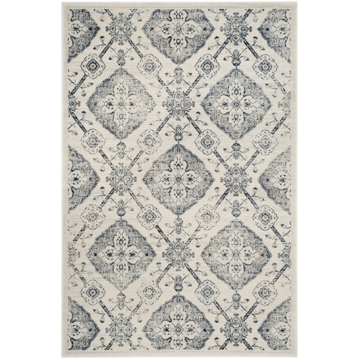 SAFAVIEH Carnegie CNG623C Cream / Light Grey Rug