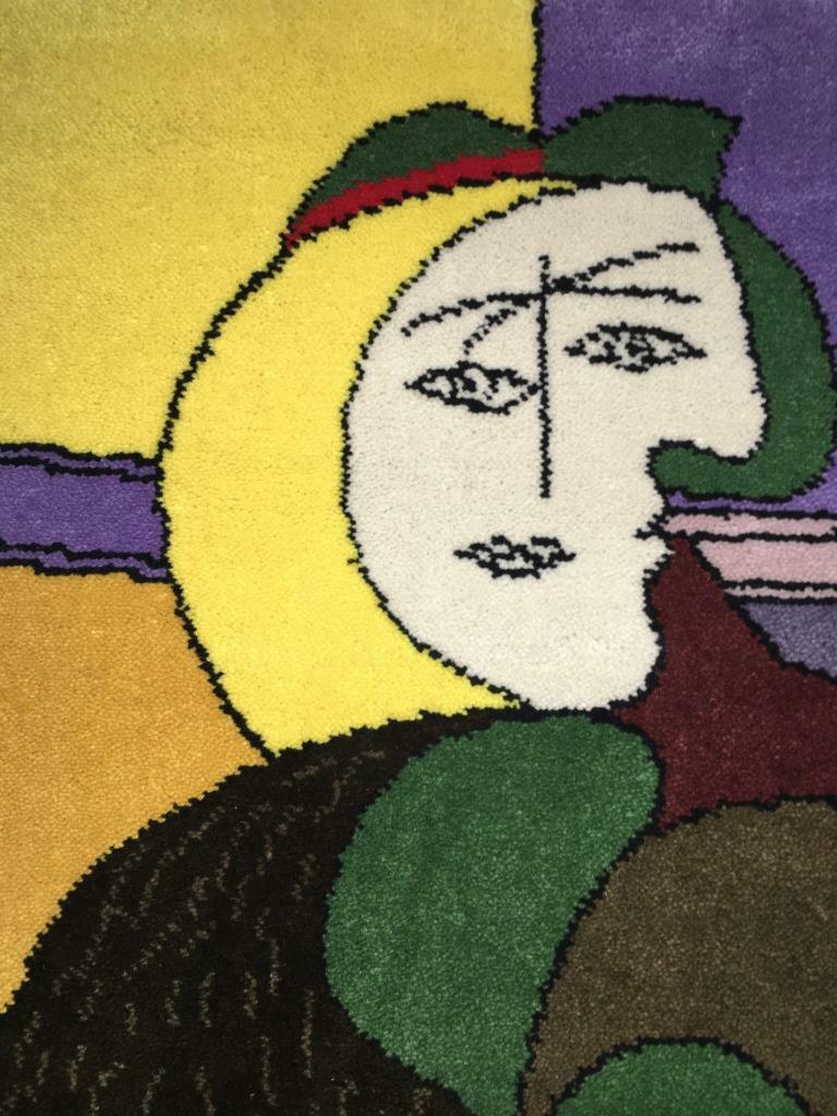 Couristan Pablo Picasso The Red Armchair Wool Area Rug Wall Hanging LE 31/500