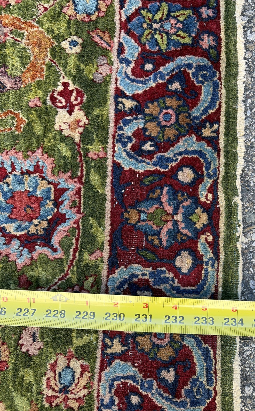 Auth: Antique Lavar Rug Spiral Tendril Classical Era Masterpiece 10×19