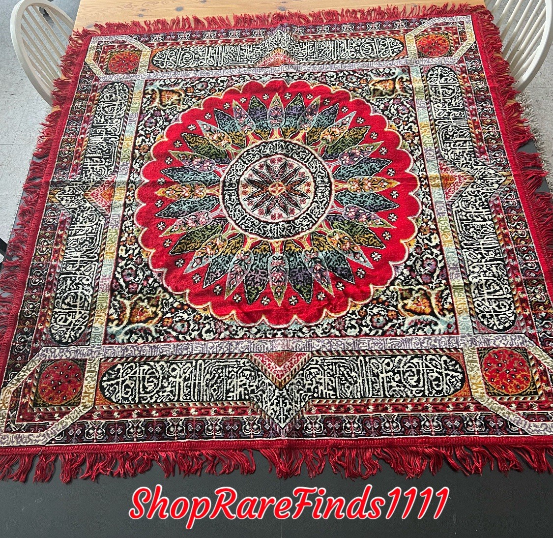 Turkish Decorative Rug 60in X 60 In