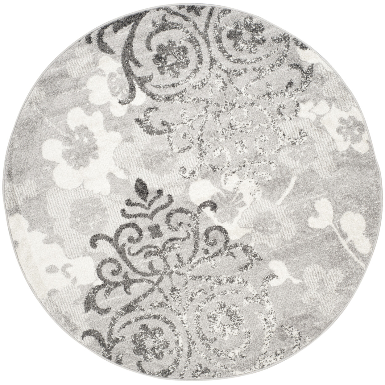 SAFAVIEH Adirondack Collection ADR114B Silver / Ivory Rug