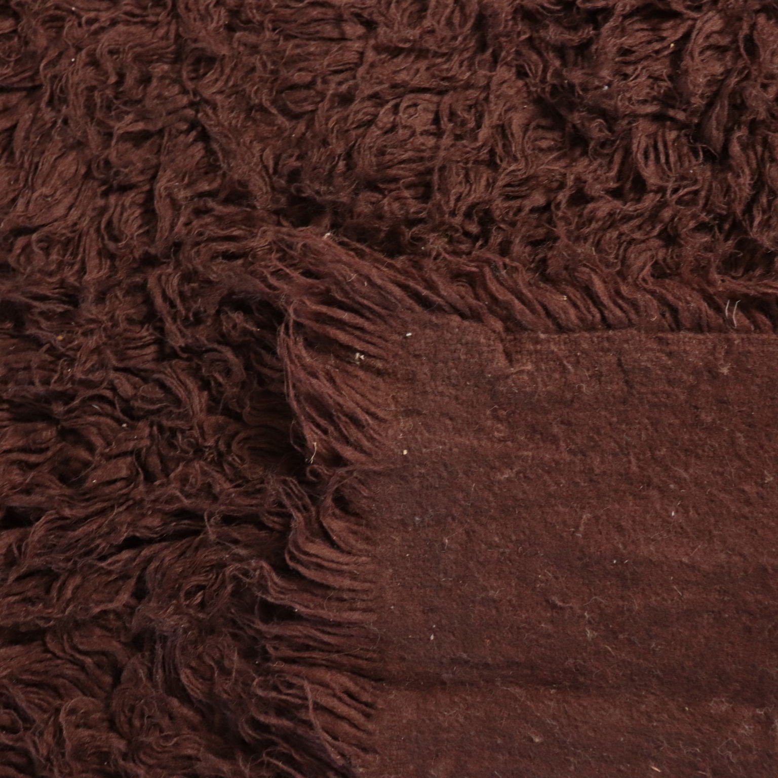 Vintage Shaggy Long-haired Rug 125.9 x 78.7 in Milan Italy 1970s