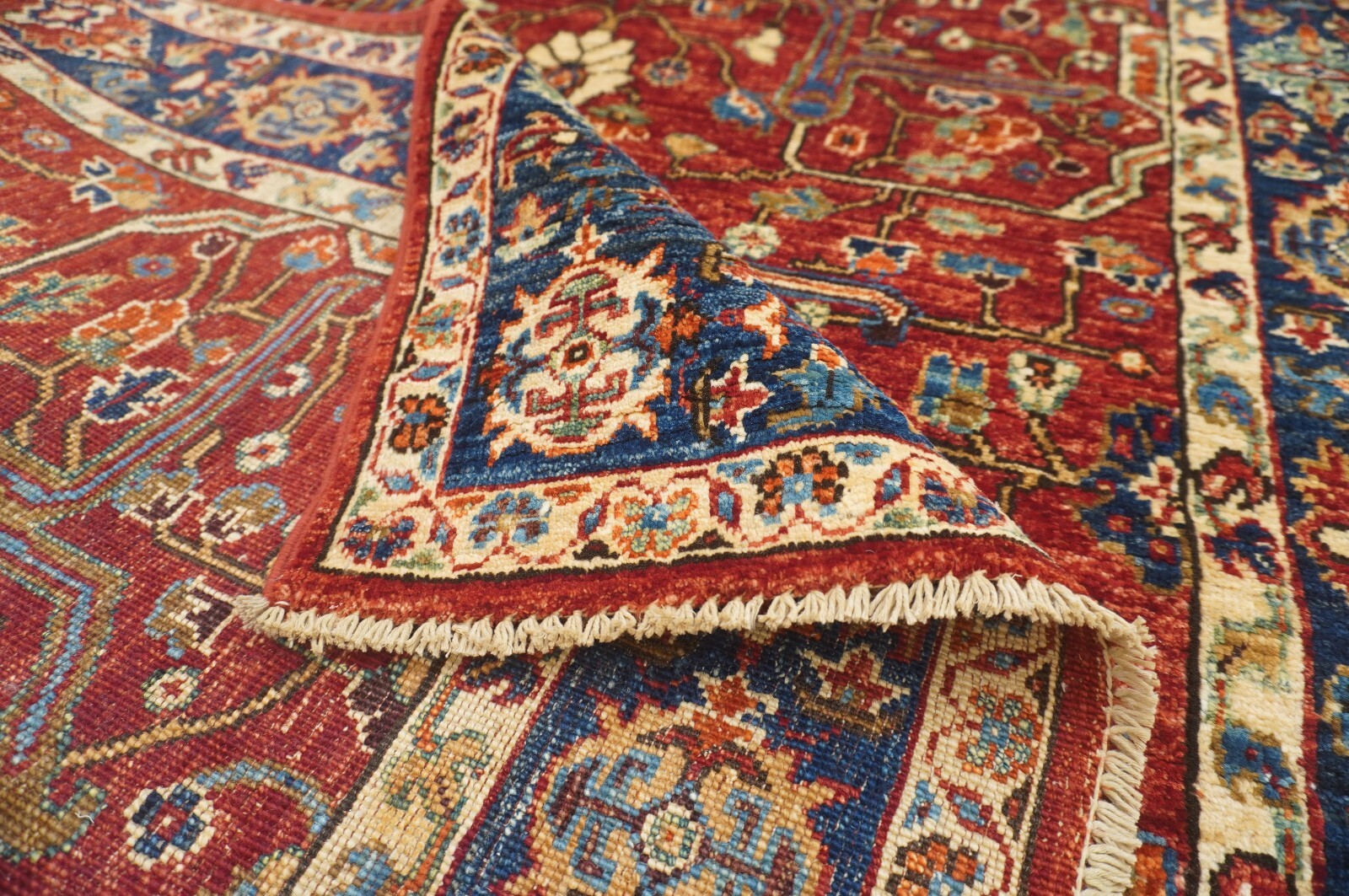 4 x 5 ft Red Bidjar Oriental Afghan Hand Knotted Area Rug