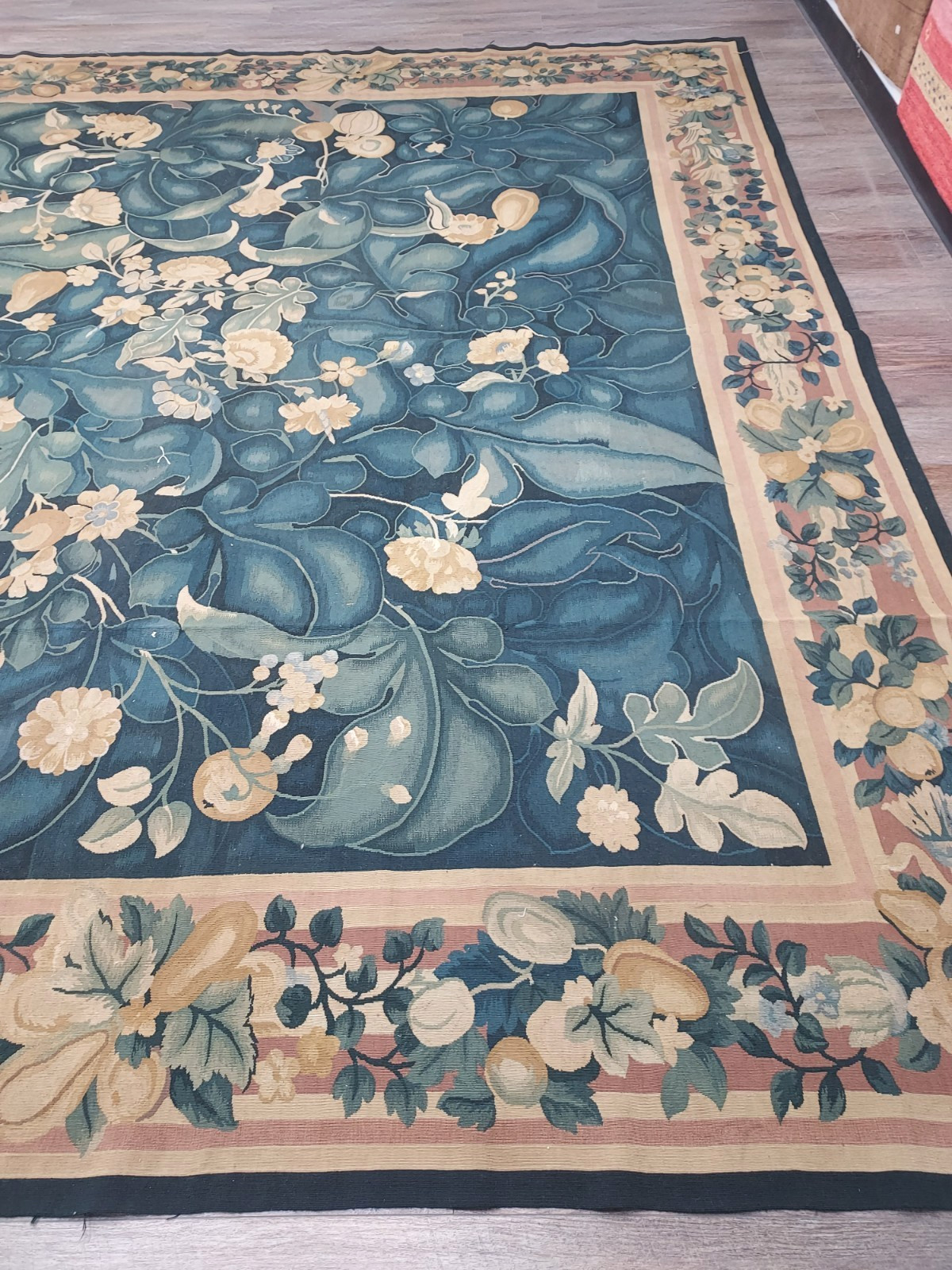 French Chinese Tapestry Hand Made Super Fine Rug 11.5×17.5 Ft