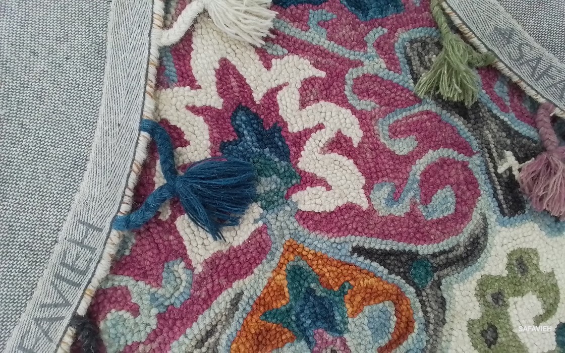 PINK / BLUE 7′-0″ x 7′-0″ Flaw in Rug, Reduced Price 1172806867 NOV576M-7R