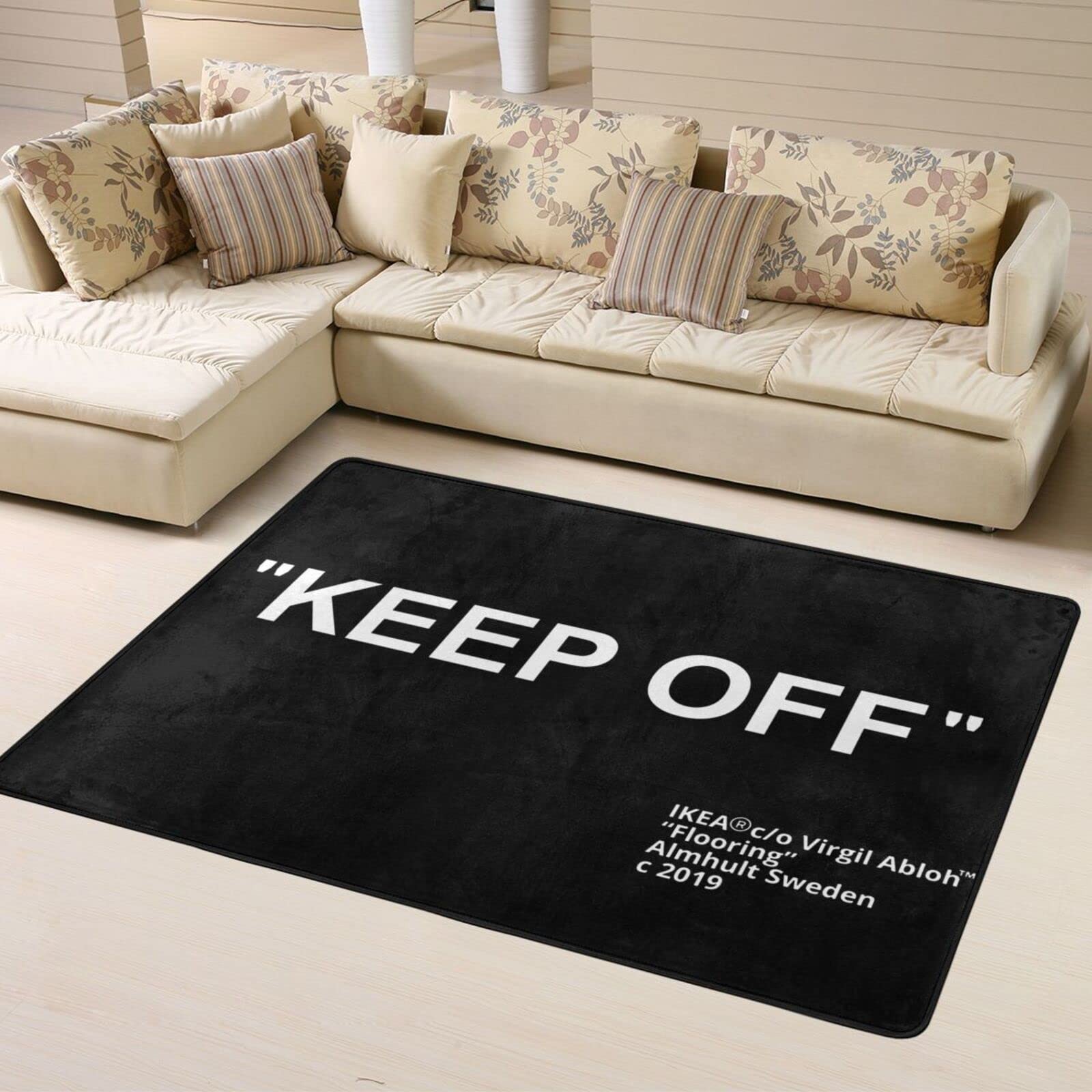 Keep Off Large Rugs Floor Mat Modern Carpet for Home Decoration Area Rug,Cozy…