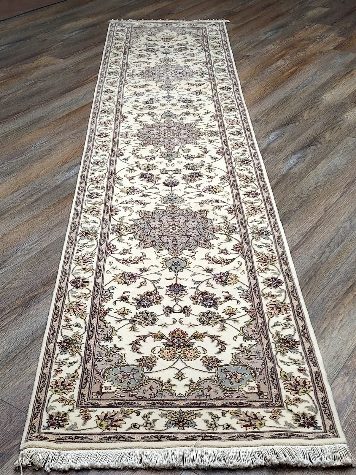 Turtkish Rug,Silk&wool Royal Design Bohemian Turkish Runner Rug,2.7×10.9
