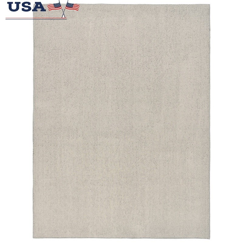 54×72 Remnant Area Rug Indoor Carpet Durable Low Pile Bound Edges Living Room US