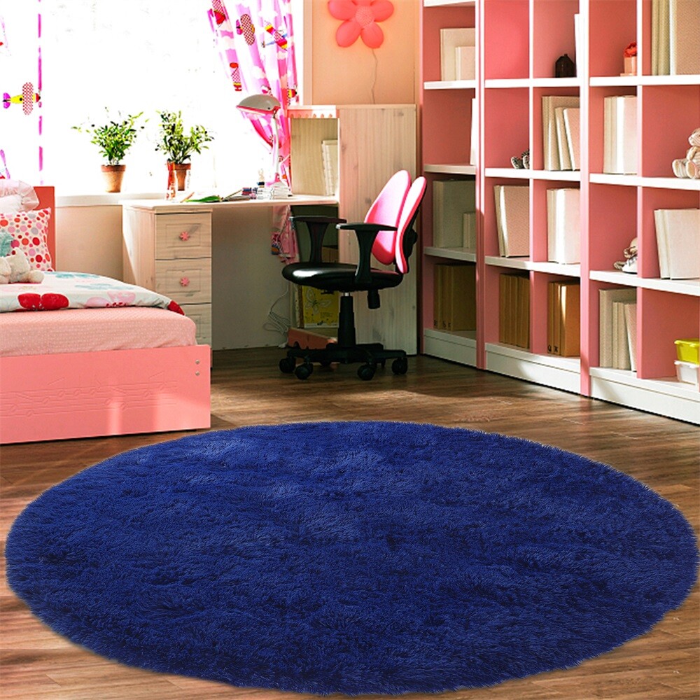 Super Soft Shaggy Rugs Fluffy Carpets For Non-Slip Shag Bedside Rug in 8 Colors