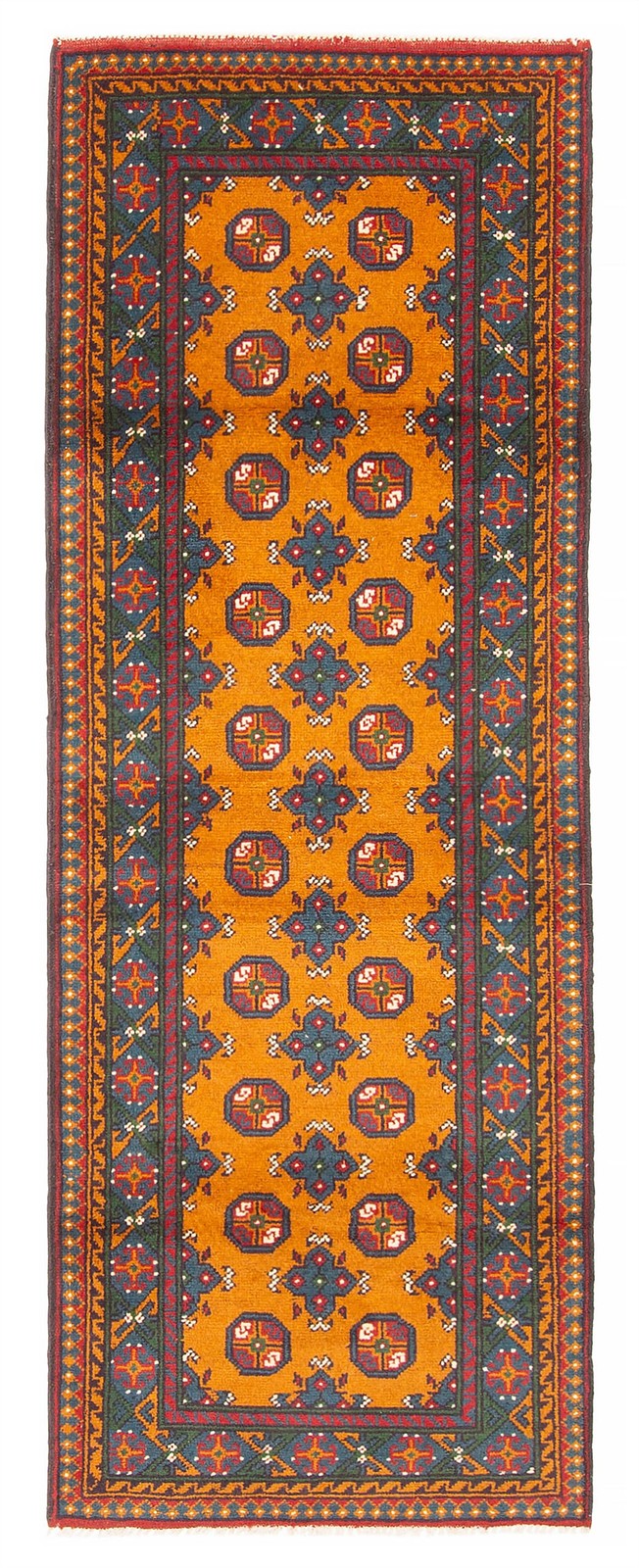 2’6″ x 7’0″ Hand Knotted Oriental Carpet Traditional Wool Area Rug