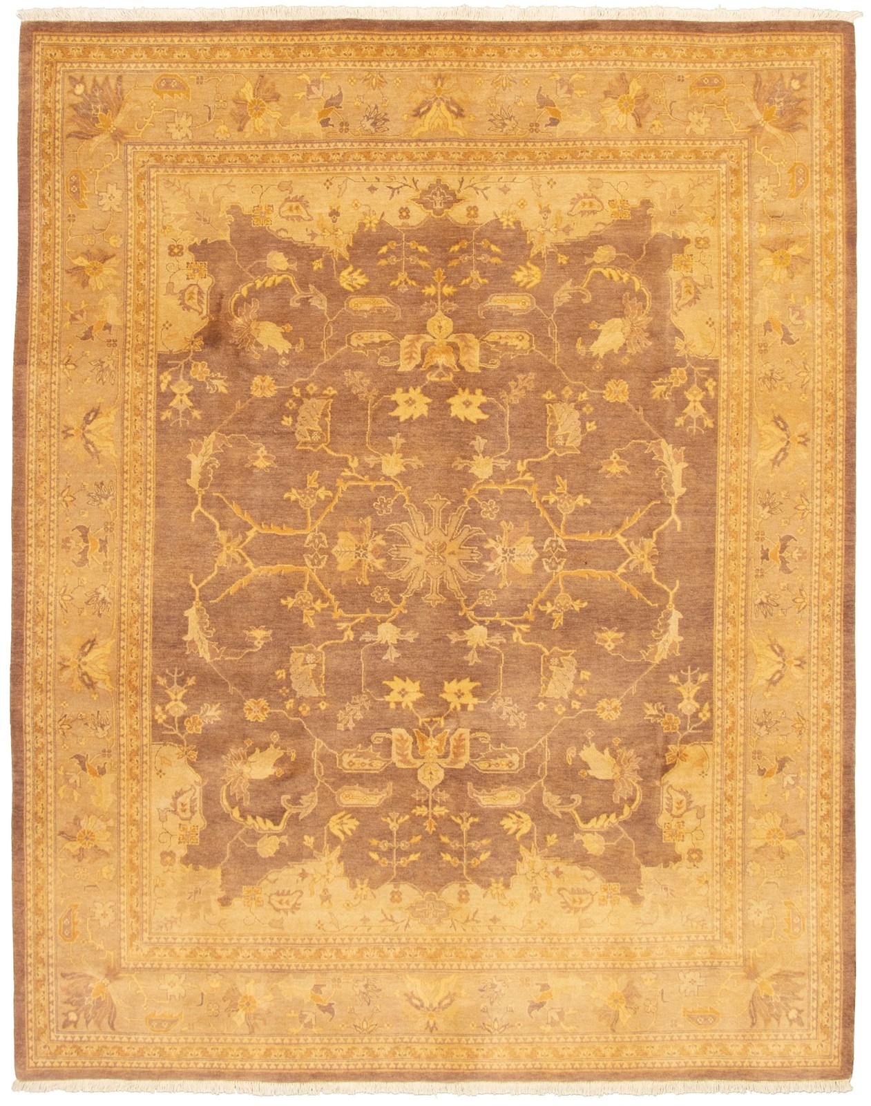 Traditional Hand-knotted Carpet 8’1″ x 10’0″ Wool Oriental Area Rug