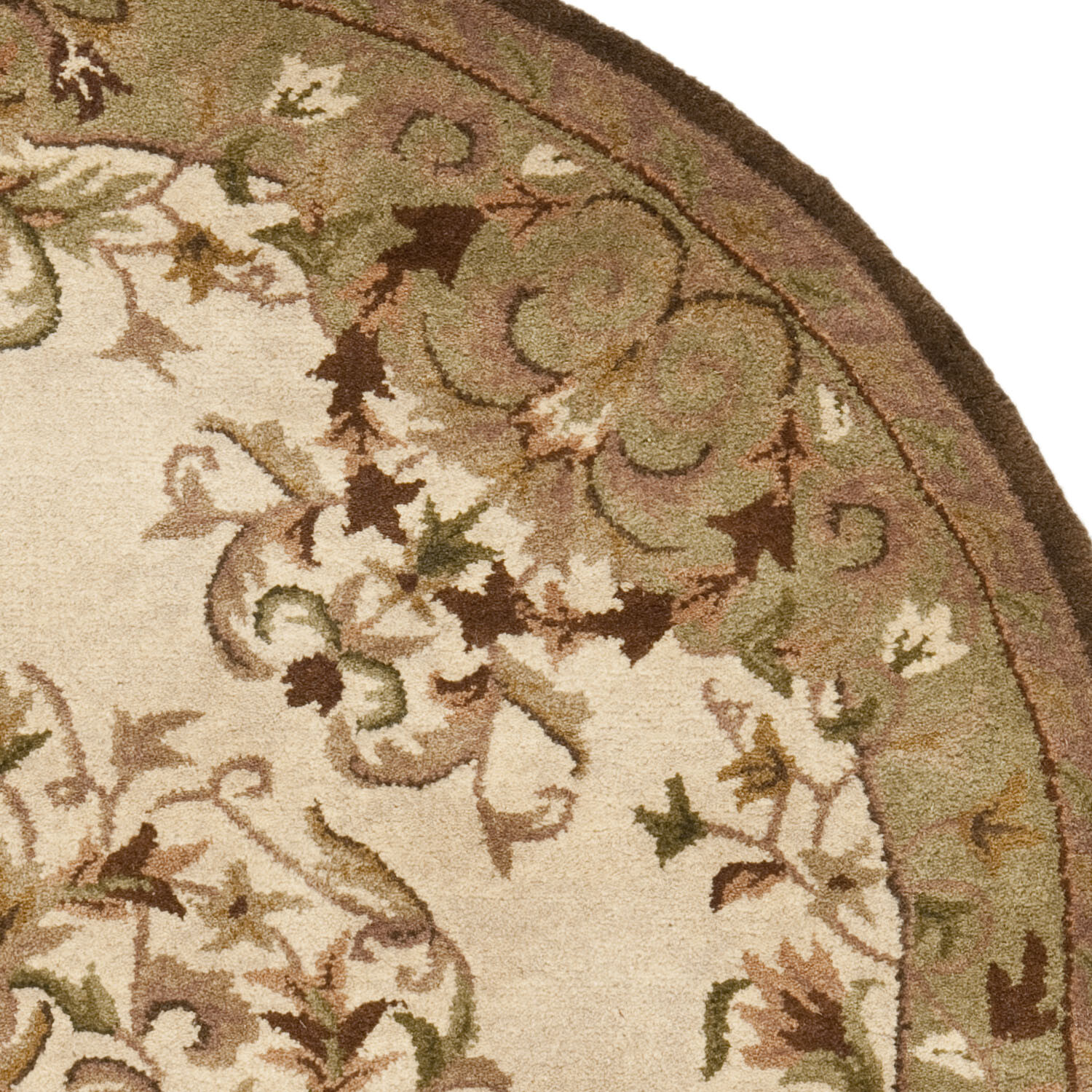 Safavieh Heritage BEIGE / GREEN 7′-6″ X 9′-6″ Oval Area Rug – HG640A-8OV