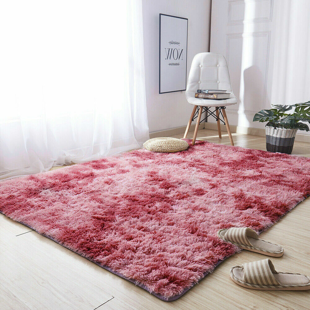 Soft Tie-Dye Area Rugs Fluffy Living Room Carpets Christmas Gift Many Size/Color