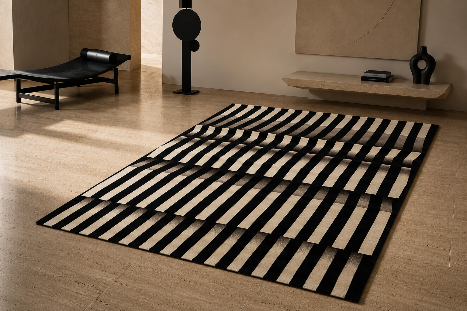 Tapis Rouge One of One Luxury Art Rug Wool Silk 8×11.5