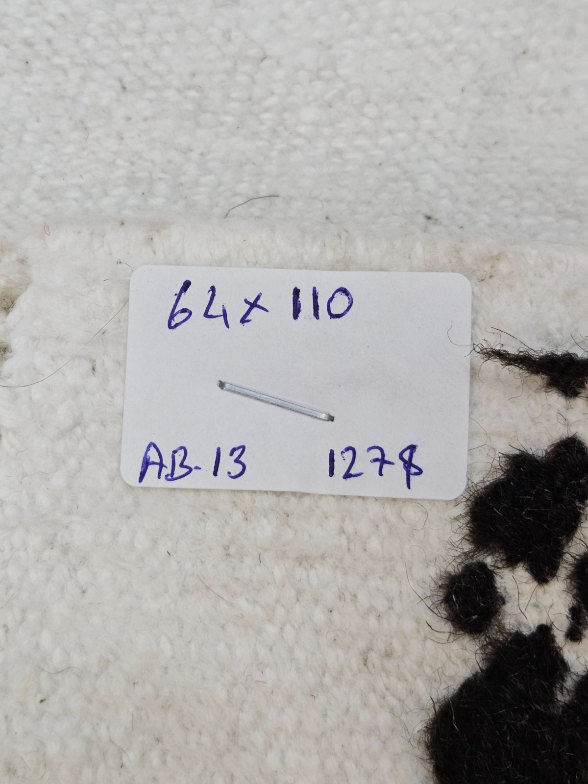 2.1 x 3.6 ft Turkish Kilim Rug, Black Vintage Rug, White Handmade Anatolian Rug