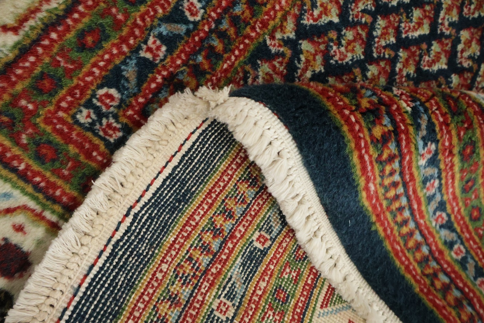 Traditional All Over Oriental Rug 5×7 Ft Handmade Geometric Wool Carpet Area Rug