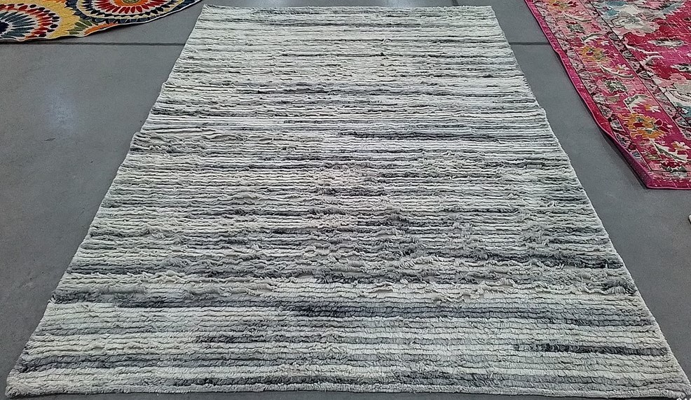 GREY / IVORY 6′-0″ x 9′-0″ Back Stain Rug, Reduced Price 1172806678 CSB793H-6