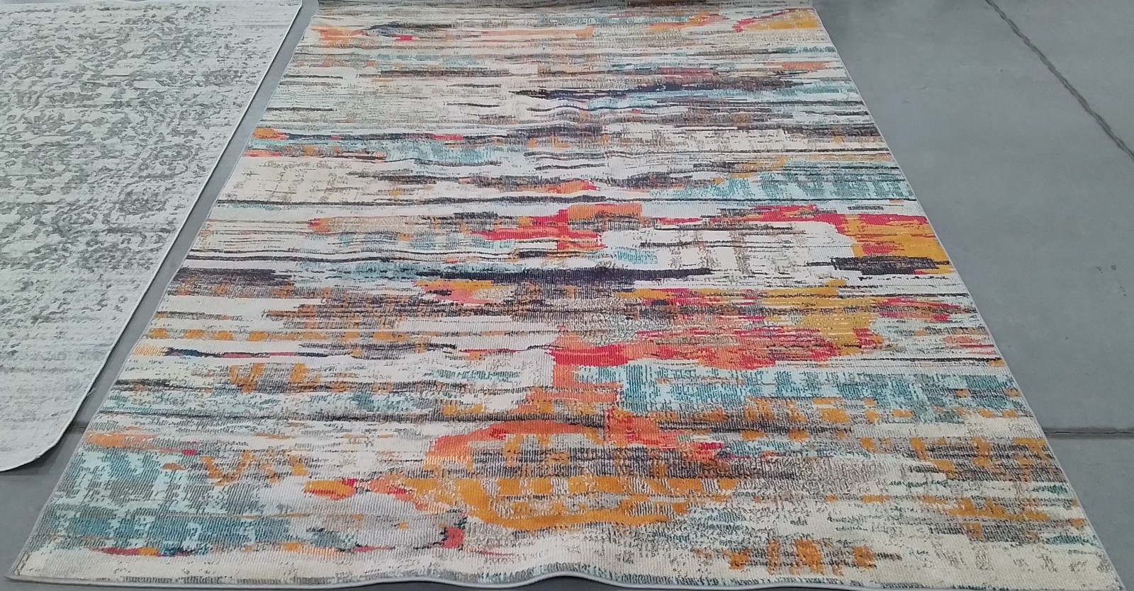 IVORY / MULTI 8′-0″ x 10′-0″ Flaw in Rug, Reduced Price 1172784045 MAD419C-8