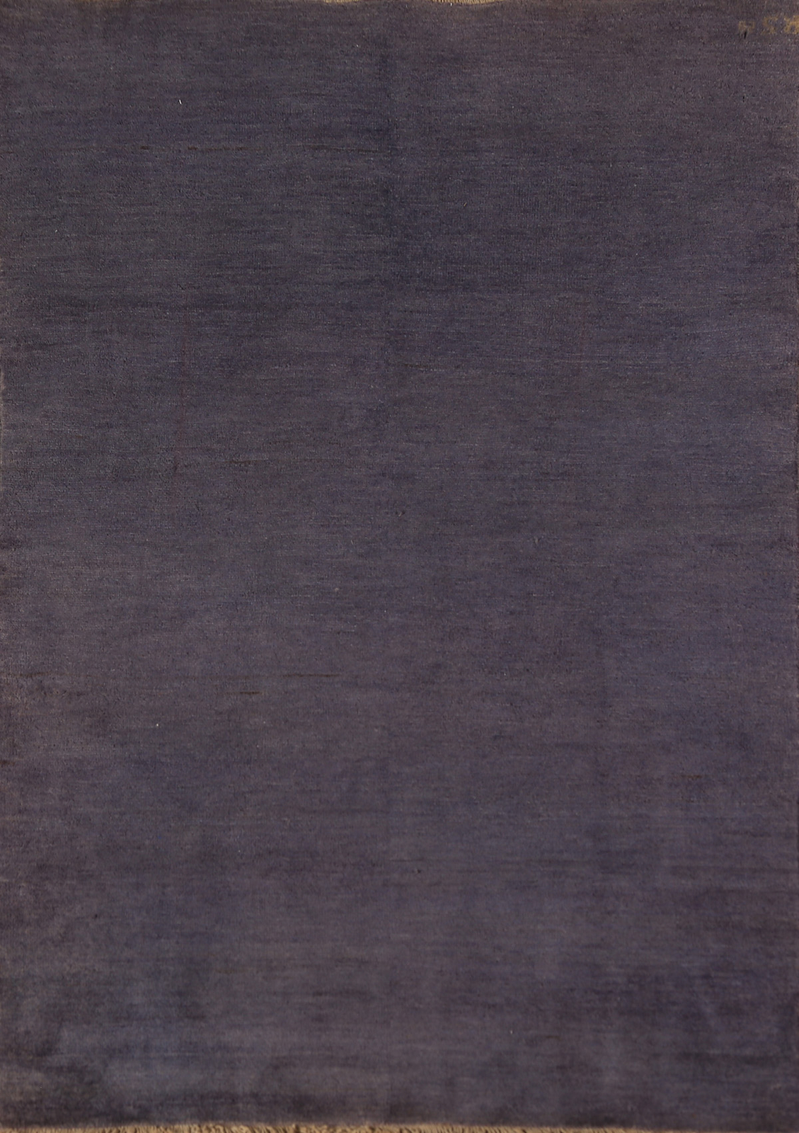 Classic Gabbeh Solid Purple Wool Modern Accent Rug – Timeless Beauty 4×6 ft.