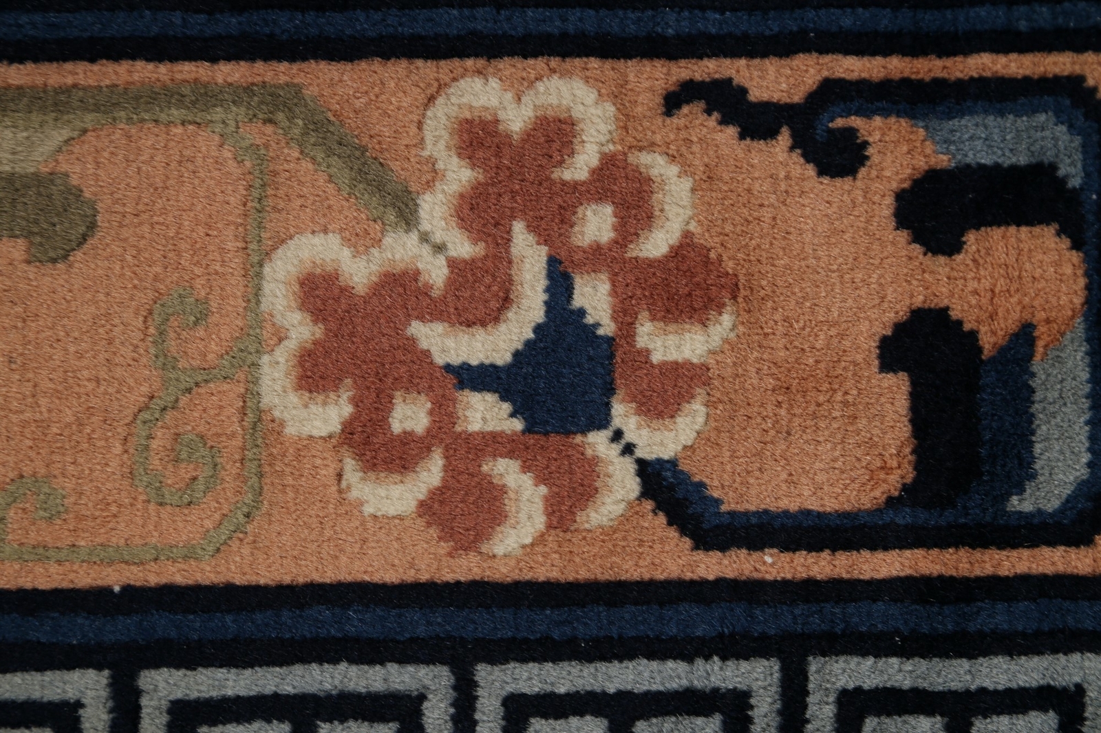 Geometric Classic Peking Chinese Area Rug Hand-knotted Home Decor 6×9 Carpet