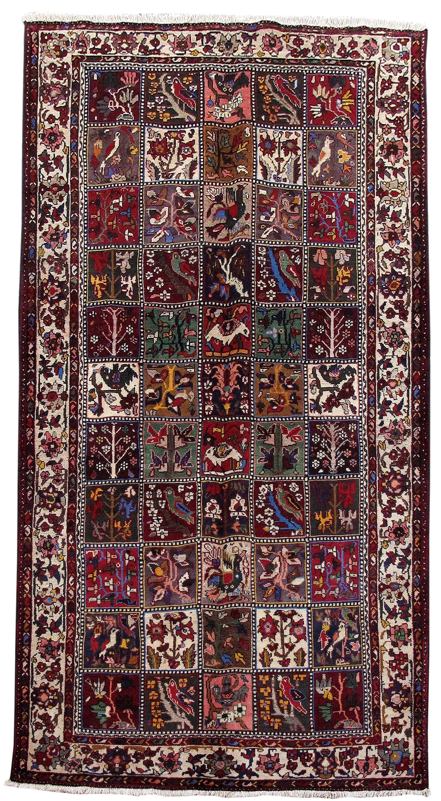 5×10′ Wine Red Perssiaan Bakhtiari Rug 80753