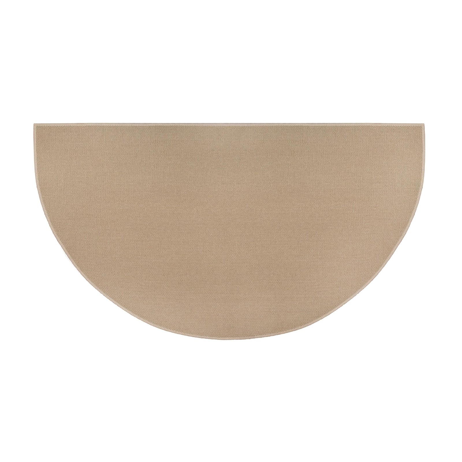 27″x48″ Flame Resistant Half Round Hearth Rug | Double Layer Fiberglass Mat for