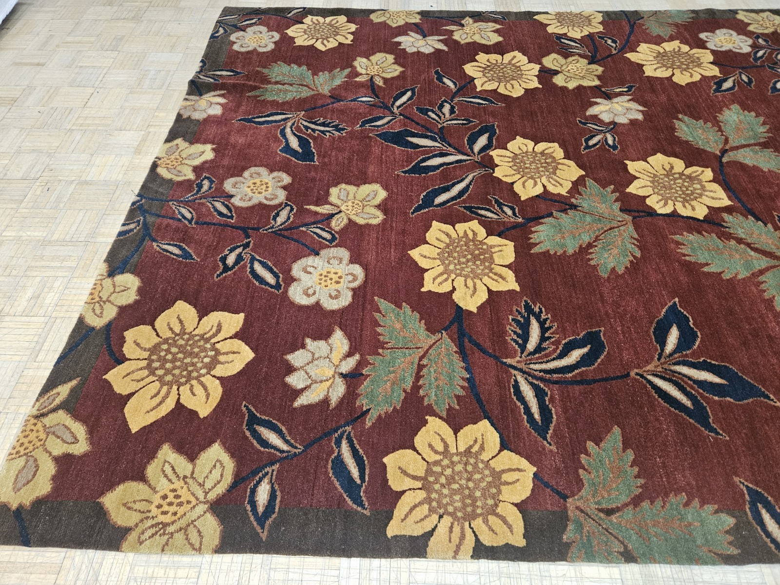 9×12 GENUINE TUFENKIAN TIBETAN HAND WOVEN 100% WOOL RUG