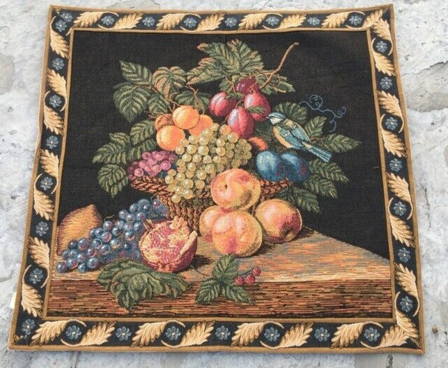Vintage French Fruits Tapestry Stunning Tapestry Wall Decor Tapestry 3x3ft