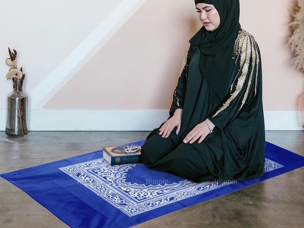 Travel Prayer Mat, 4 PCS 60cm*100cm Portable Prayer Mat, Waterproof Prayer Ma…