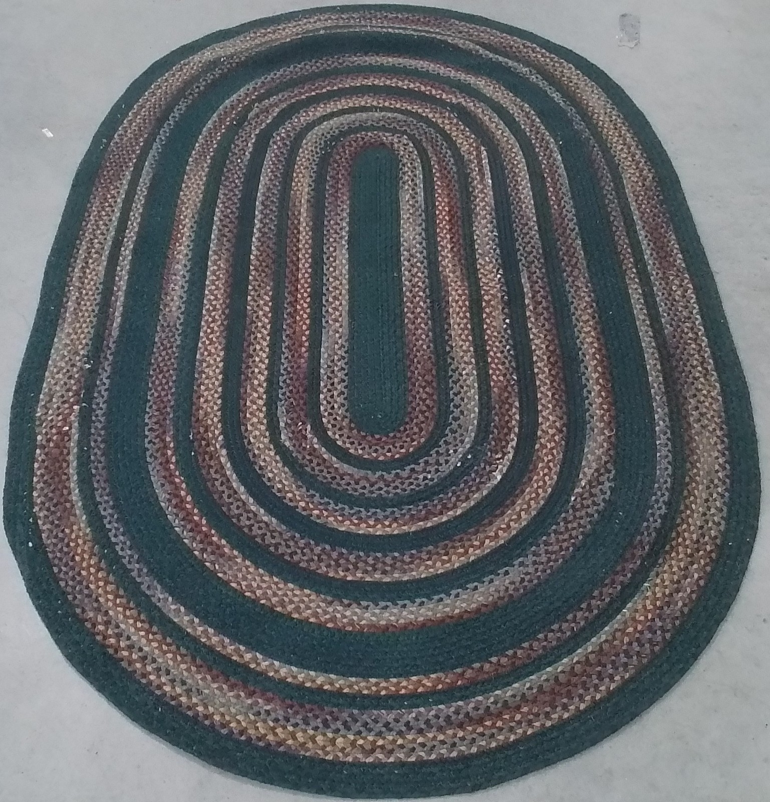 BLUE / GREEN 4′-0″ x 6′-0″ Flaw in Rug, Reduced Price 1172801284 BRD257Y-4OV