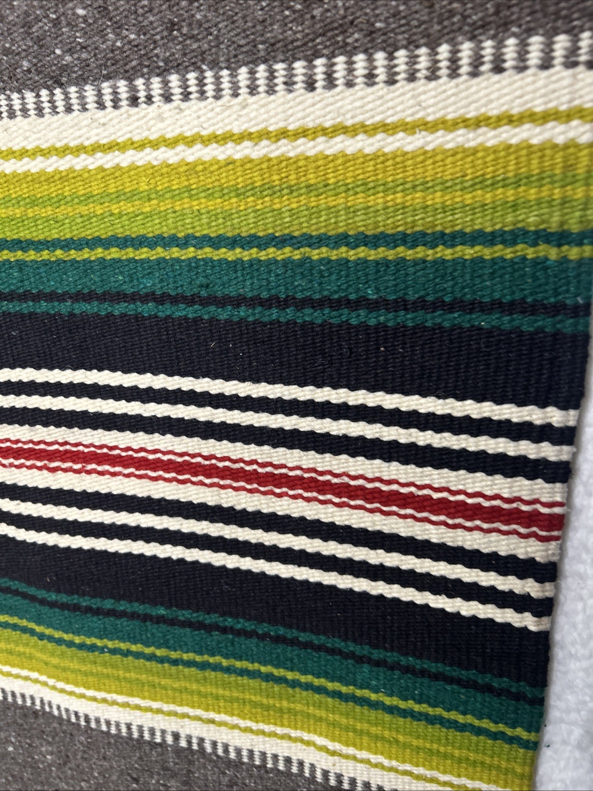 Southwest Design Acrylic Rug Beige Black Brown Blue Green Gold Gray NEW 29” X 60