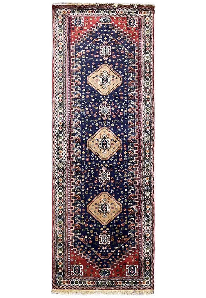 4.0 x 12.0 NEW Wide Handmade Runner #F-6947