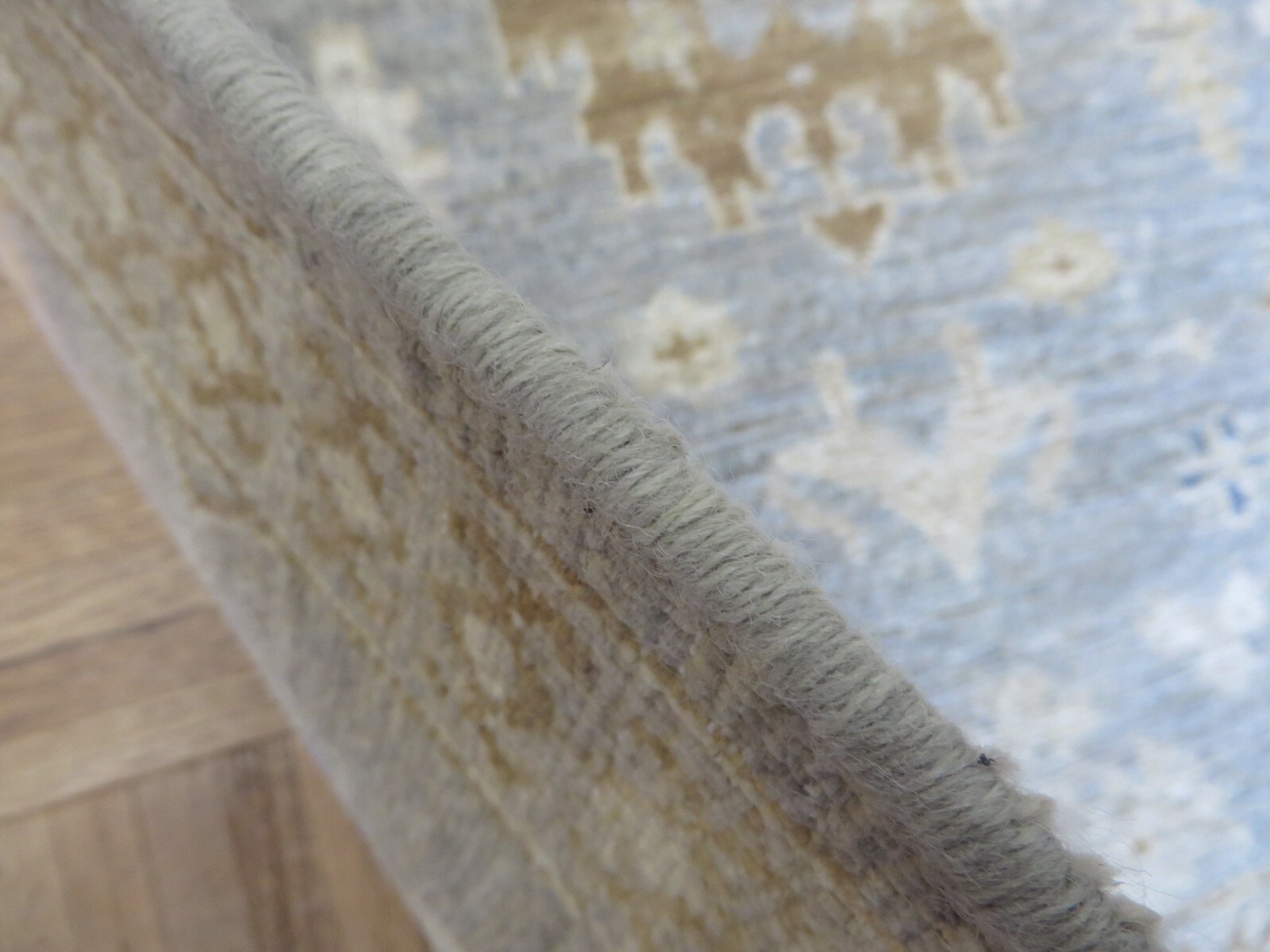 2’10 x 12’1 Runner Hand Knotted Gray Peshawar Oriental Rug G14334