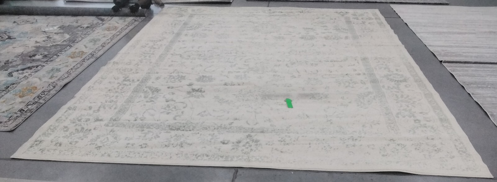IVORY / SAGE 10′ X 14′ Stained Rug, Reduced Price 1172741874 ADR109V-10